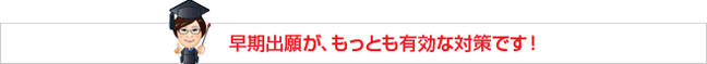 早期出願で先手を取る